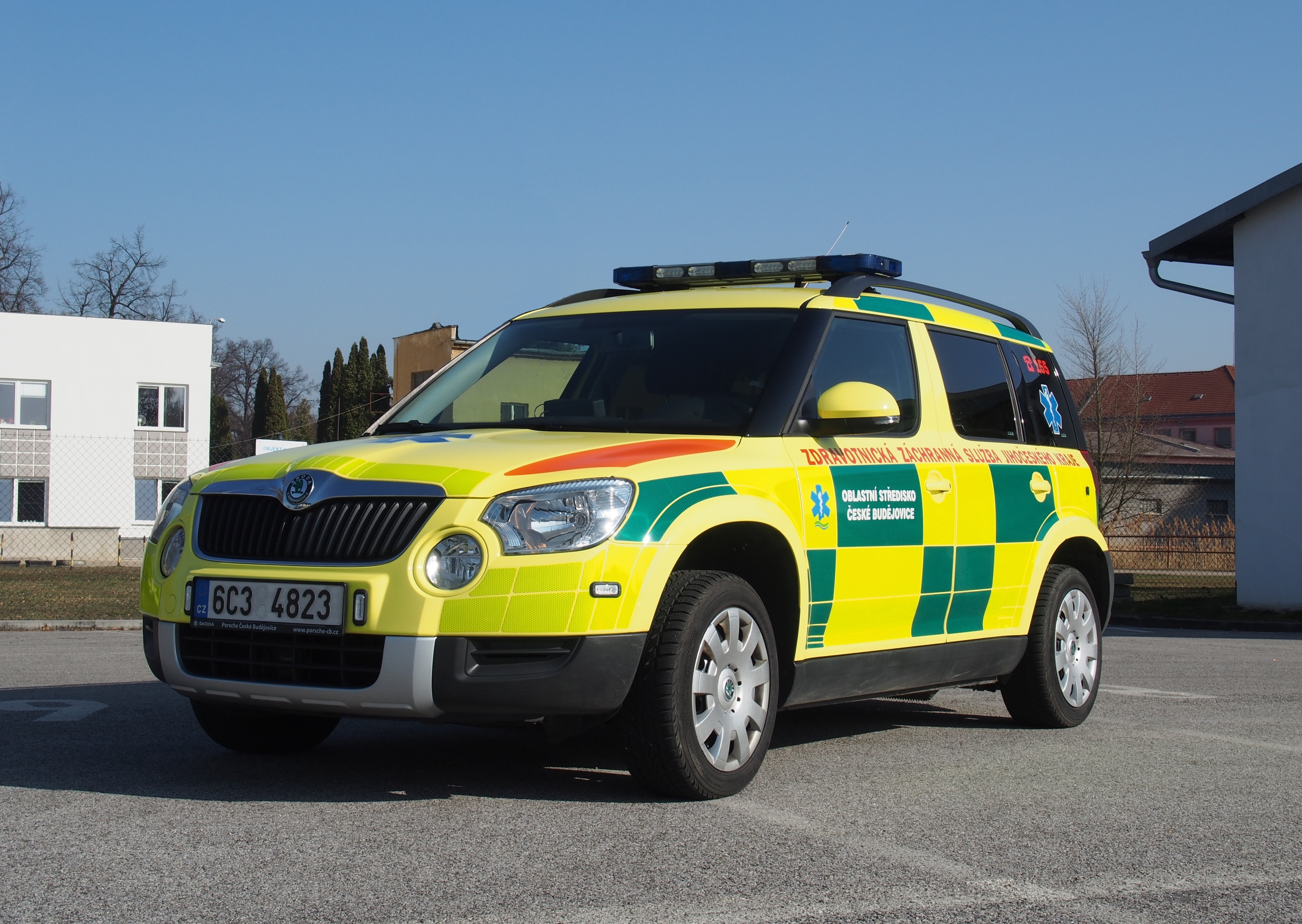Škoda Yeti - zdravotnická zástavba ZZS JčK